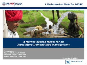 A Market based Model for AGDSM