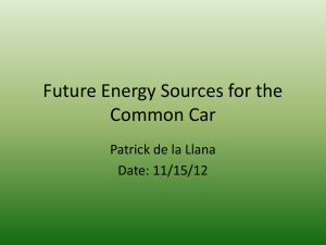 Future Energy for common car