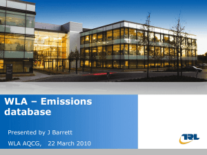 (WLA) - Emissions database (, 3.5 Mb)
