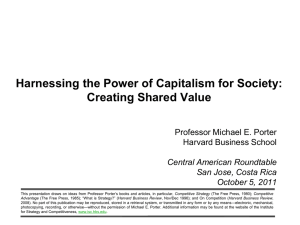 Creating Shared Value