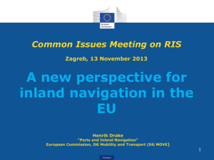 A new perspective for inland navigation in the EU Henrik