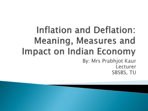 Inflation and Deflation: Meaning, Measures and Impact