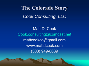 The Colorado Story