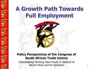 Cosatu growth path a..