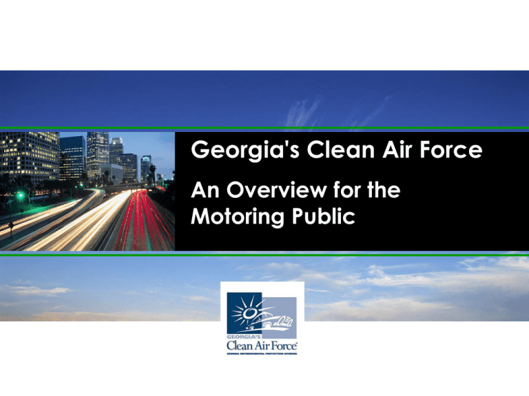 georgia clean air force waiver