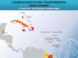 FAMILY FARMING J. R. Deep Ford - Caribbean Week of Agriculture
