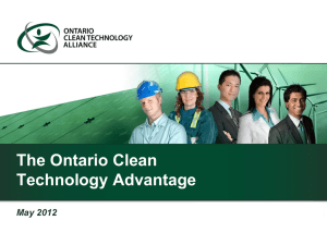 Canada - Ontario Clean Technology Alliance