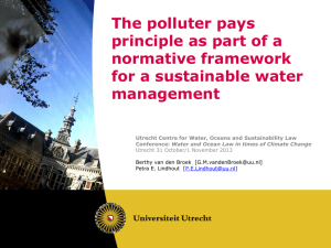Interpreting the polluter pays principle