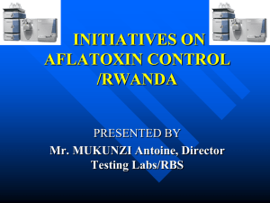 Rwanda_Aflatoxin Challenge in Eastern and Southern Africa