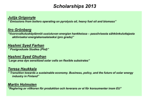 Scholarships 2011