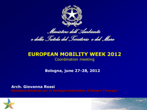 Update from Italy - European Mobility Week