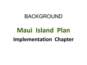 Maui Island Plan Informational Presentation