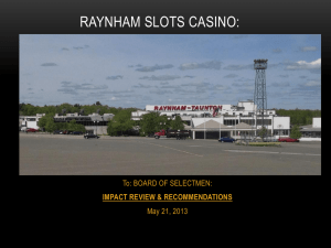 RAYNHAM SLOTS CASINO: