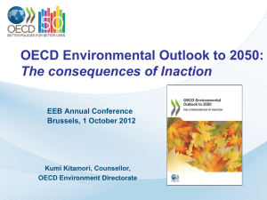 key messages from the OECD Environmental Outlook to