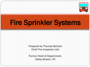 Fire Sprinkler Systems