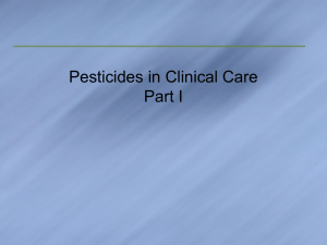 History of pesticides - Pesticide Health Effects Medical Education
