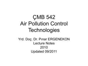 Hava Kirliliği Kontrol Teknolojileri