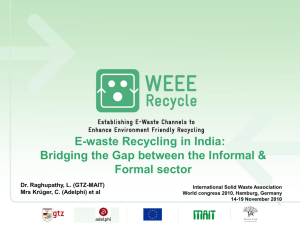 Krueger_WEEE_Recycle_in_India. ppt