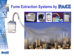 PACE Solder Fume Extraction Systems