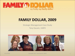 Family Dollar - Tony Gauvin`s Web Site