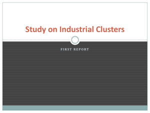 Study on Industry Clusters-First Phase- HO
