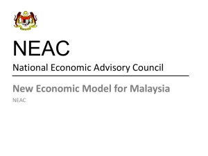 New Economic Model for Malaysia