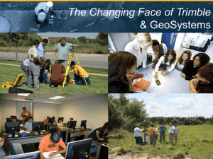 Trimble-GeoSystems Education Presentation(2009)