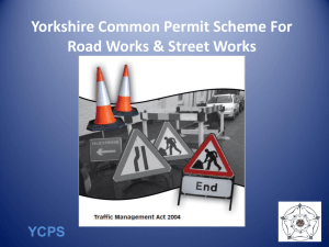 - Yorkshire Highway Authorities & Utilities Committee