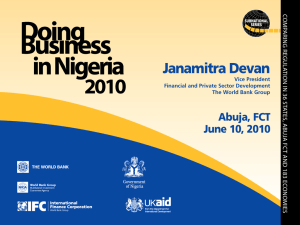 Doing Business in Nigeria 2010
