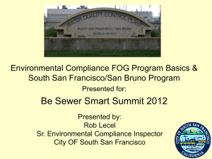 Environmental Compliance FOG Program Basics
