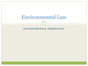 environmental permitting