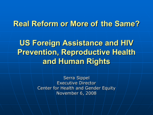Slides - Division of Gender, Sexuality, and Health
