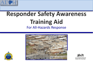 Responder Safety Awareness - UAB School of Public Health