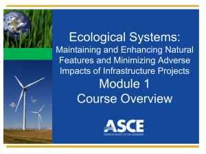 Ecological Systems Course Overview - Academy of Geo