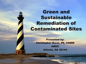 Hurst-Green and Sustainable Remediation of Contaminated Sites