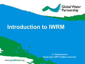 Introduction to IWRM - Global Water Partnership