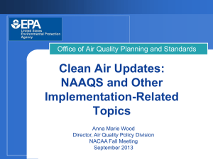 OAQPS presentation to NACAA