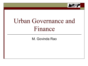 Govinda Rao - International Growth Centre