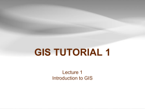 GIS Tutorial 1 - Basic Workbook