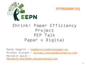 Paper vs Digital Presentation Slides