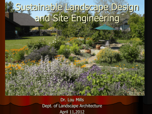 Sustainable Landscape Design and Site Engineering