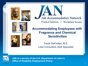 Fragrance Sensitivity - Job Accommodation Network