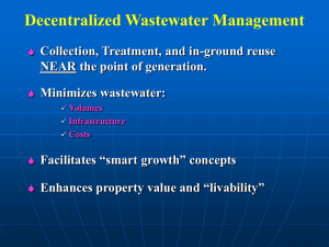 Intro to Decentralized Wastewater Treatment and Disposal