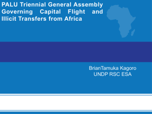 Governing Capital Flight and Illicit Transfers from Africa by Brian