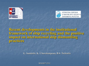 presentation - 4th International Symposium of Maritime