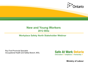 Ministry of Labour - Workplace Safety North