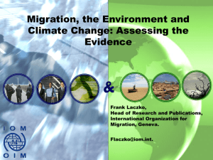 Migration and Environment