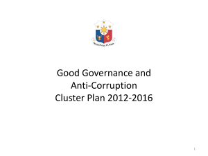 Cabinet Cluster on Good Governance and Anti