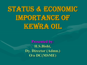 Kewda oil - MSME