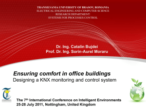 Thermal comfort - Wireless Building Automation